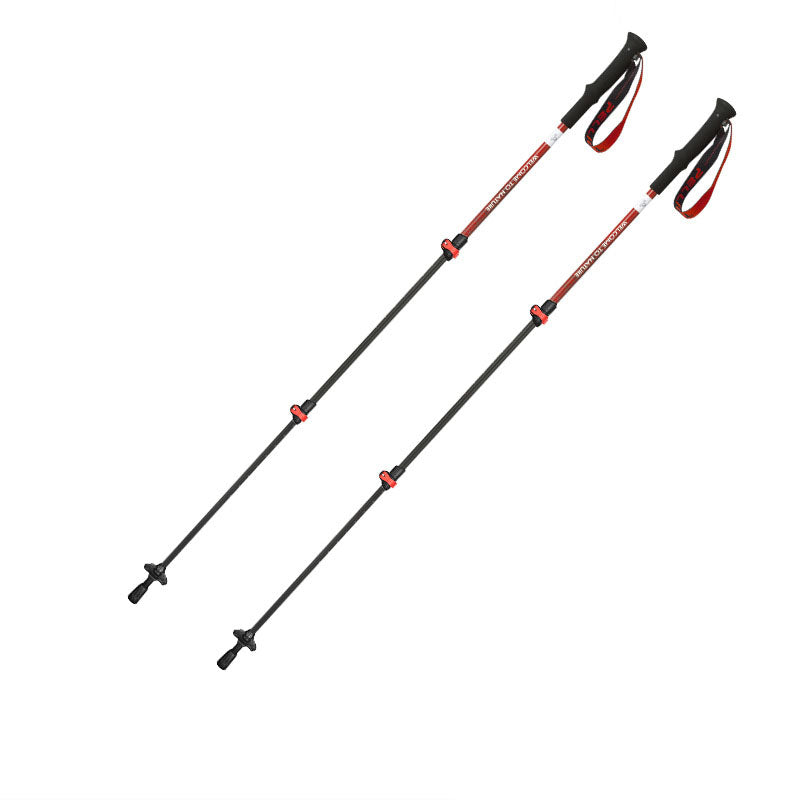 Climbing cane Outdoor telescopic cane Carbon fiber anti slip climbing and hiking folding cane - V.I.P Digital Presence