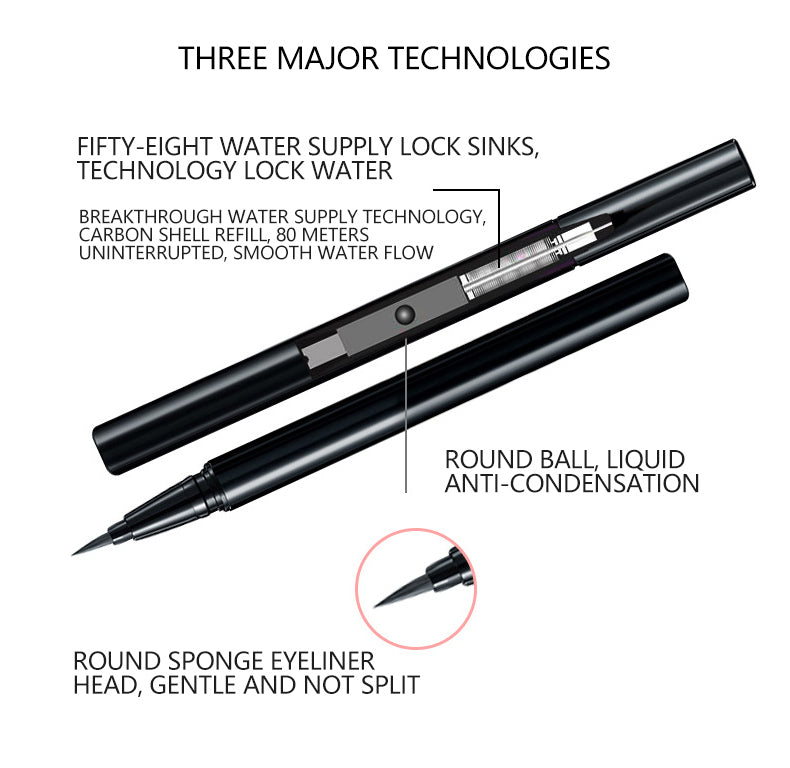 New magic eyeliner eyelash set false eyelash set upgraded magic eyeliner dual-use - V.I.P Digital Presence
