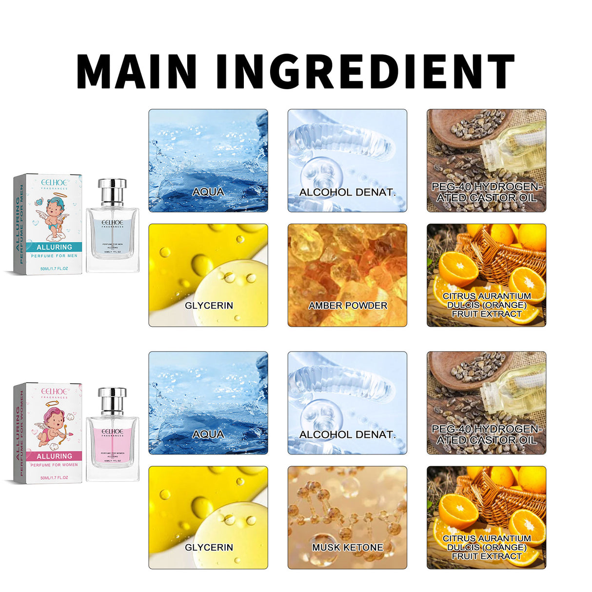 Glamor Perfume, Long-Lasting Light Fragrance Fresh Natural Niche Fragrance Wrist Behind Ear Perfume - V.I.P Digital Presence