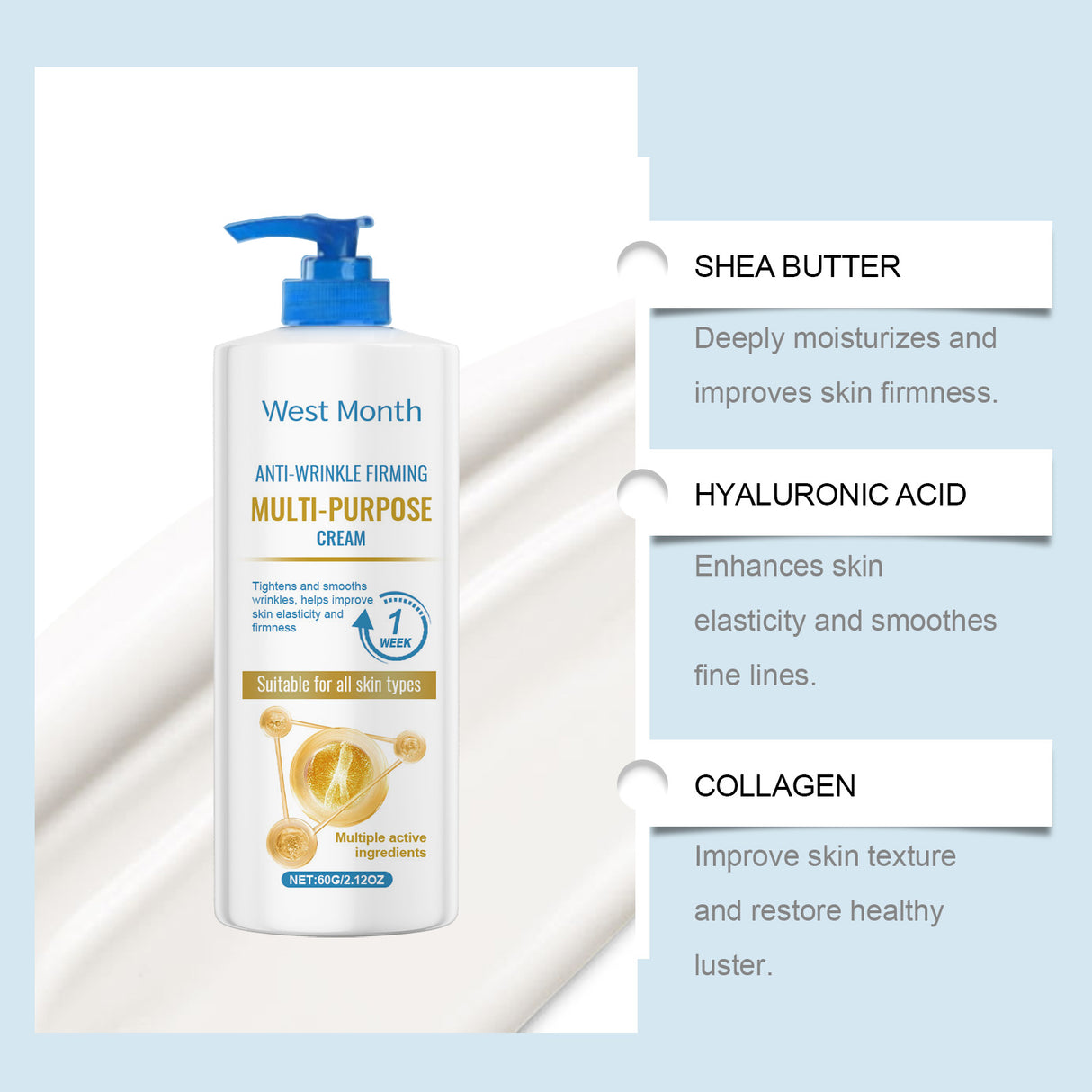 Skin Firming Cream, Soothing Skin Wrinkles Repair Hydrating Moisturizing Firming Body Cream - V.I.P Digital Presence