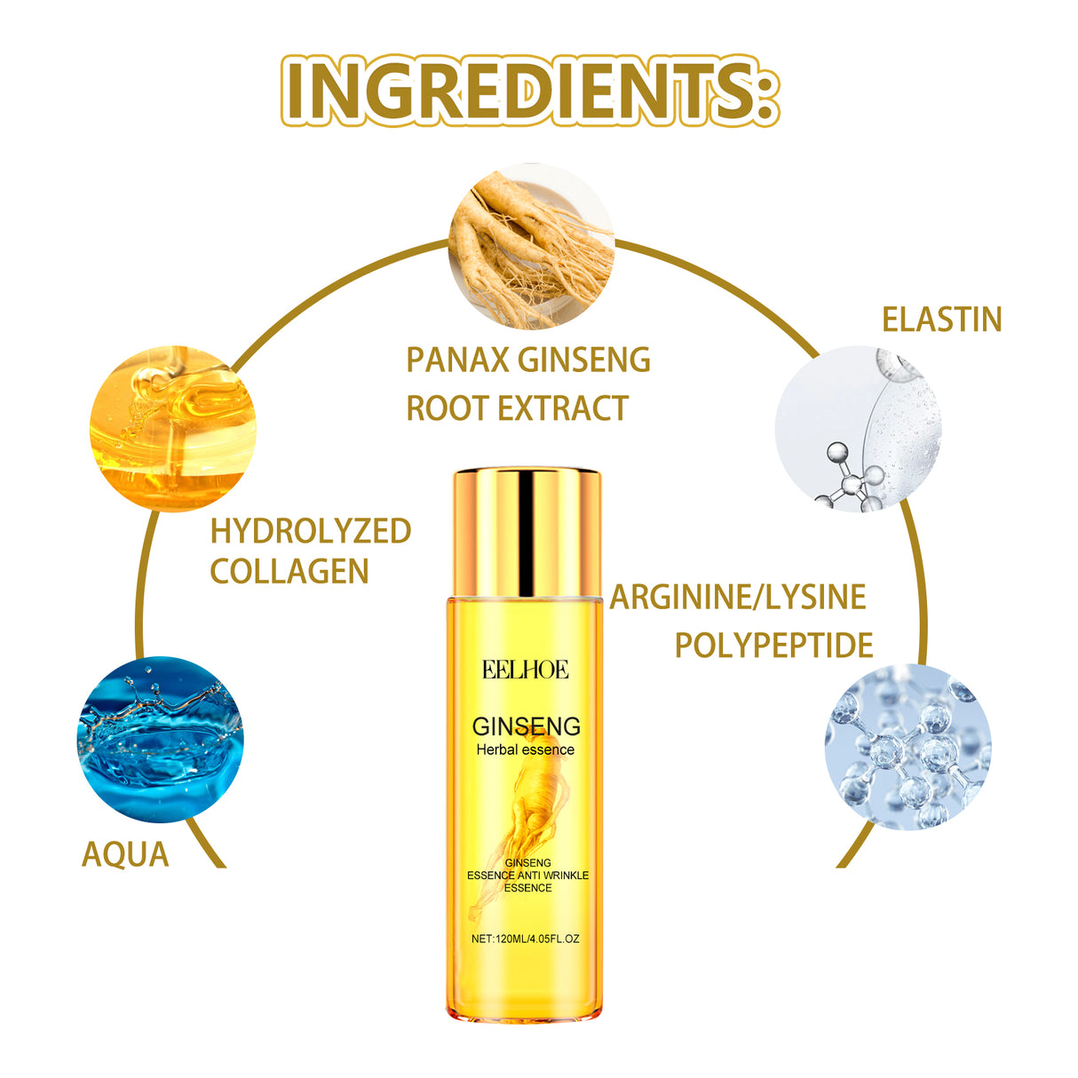 Ginseng Essence Anti Wrinkle Essence, Wrinkles Firming Facial Skin Smooth And Tender And Elastic - V.I.P Digital Presence