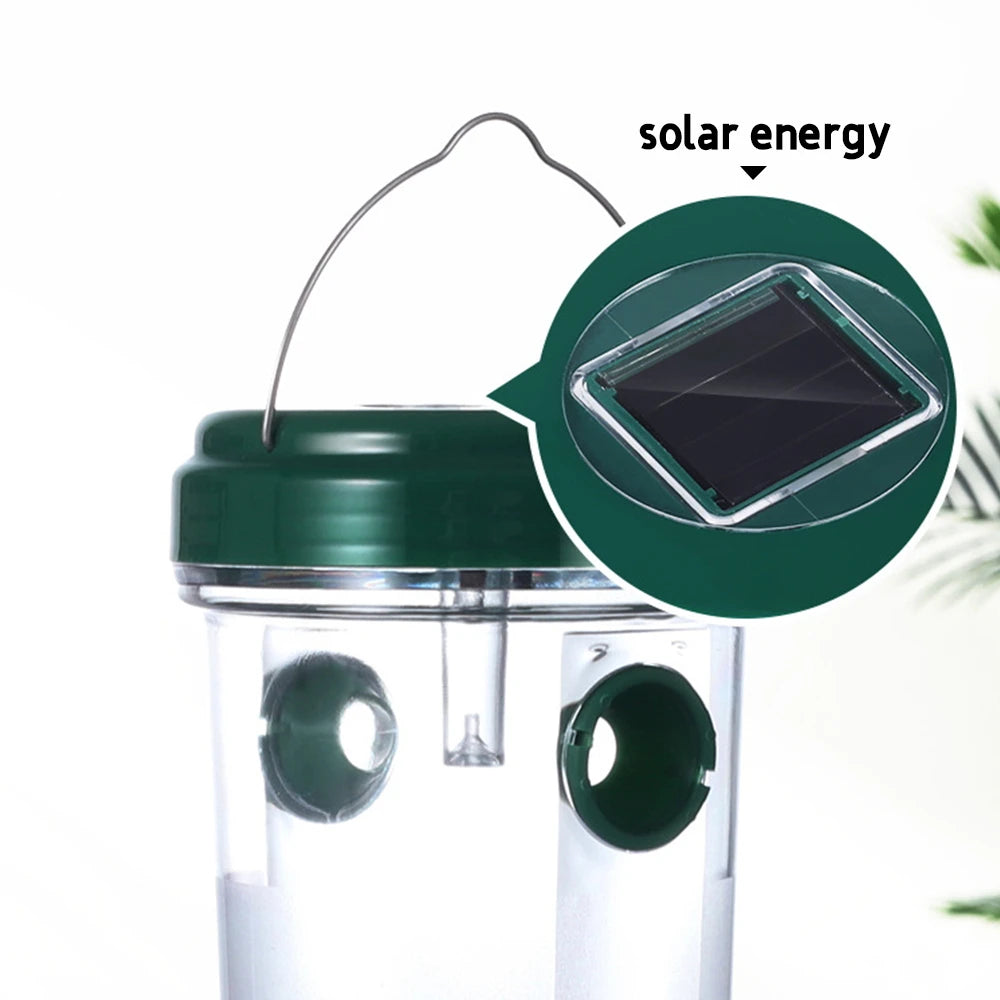 Solar Wasp Trap Waterproof Outdoor Hanging Trap Safe Non-Toxic Bee Hornet Traps Reusable Garden Fruit Fly Catcher - V.I.P Digital Presence