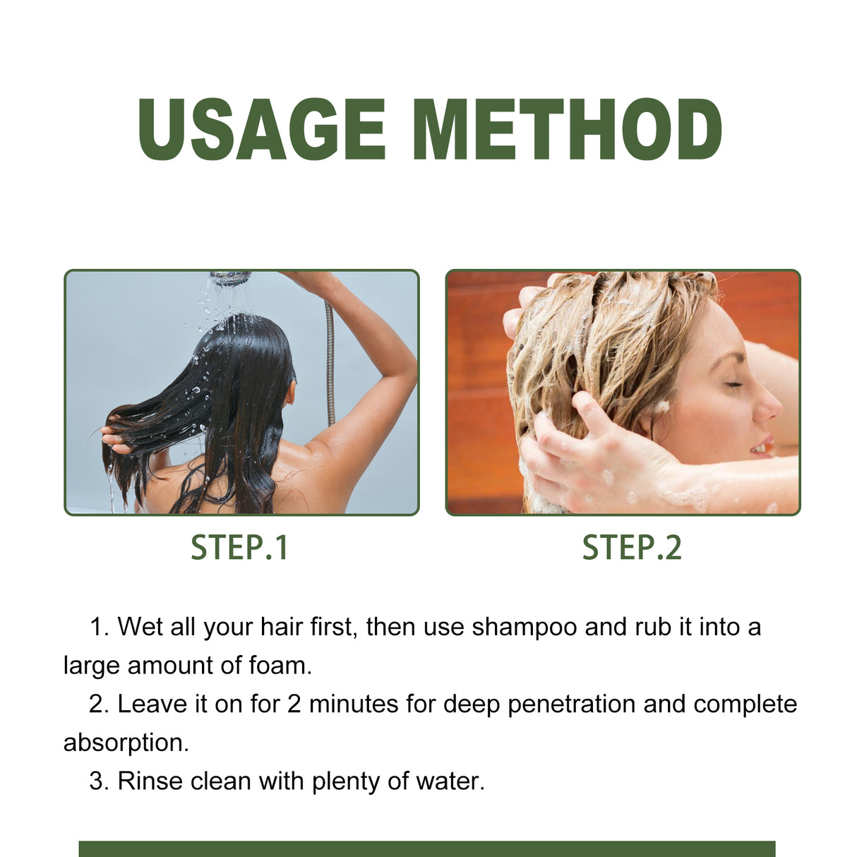 Rosemary Mint Pro Hair Care Shampoo, Scalp Massage Cleaning Care Repair Bifurcation Strong, Supple And Dense Hair - V.I.P Digital Presence