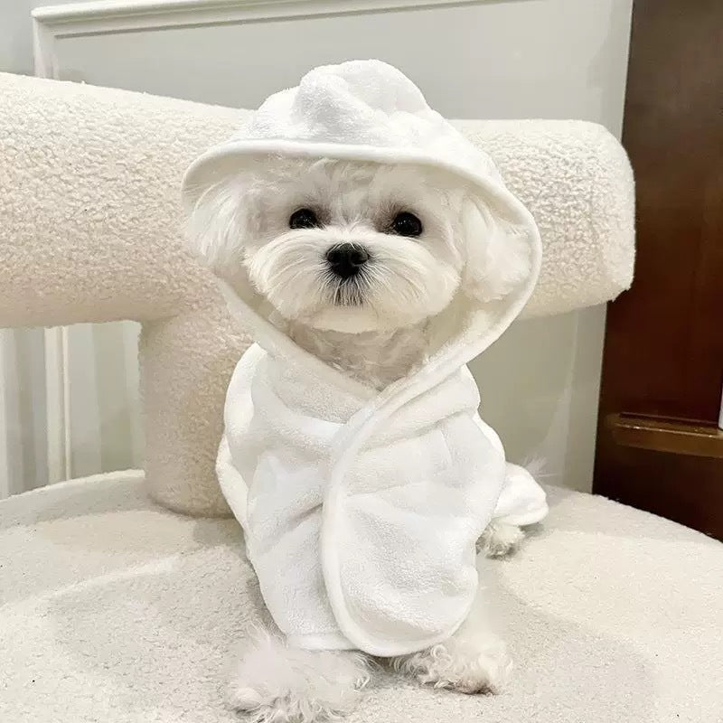 Dogs can wear bathing and drying bathrobes in all seasons bath towels thickened absorbent towels - V.I.P Digital Presence