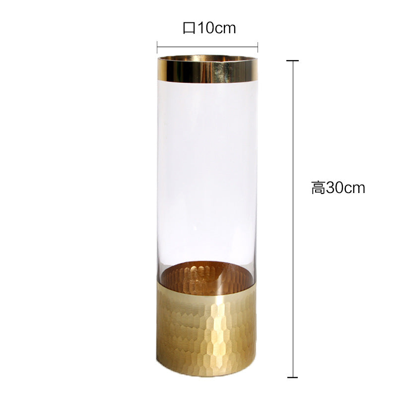 Glass vase modern transparent hydroponic flower vase home decoration ornaments - V.I.P Digital Presence