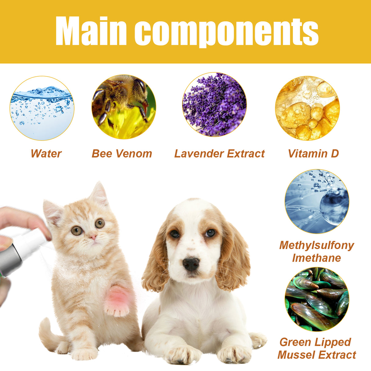 Pet Joint Repair Spray, Cats And Dogs Relieve Body Joint Soreness Muscles And Bone Care Spray - V.I.P Digital Presence