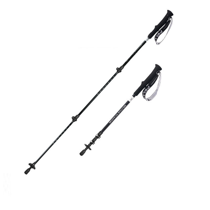 Climbing cane Outdoor telescopic cane Carbon fiber anti slip climbing and hiking folding cane - V.I.P Digital Presence