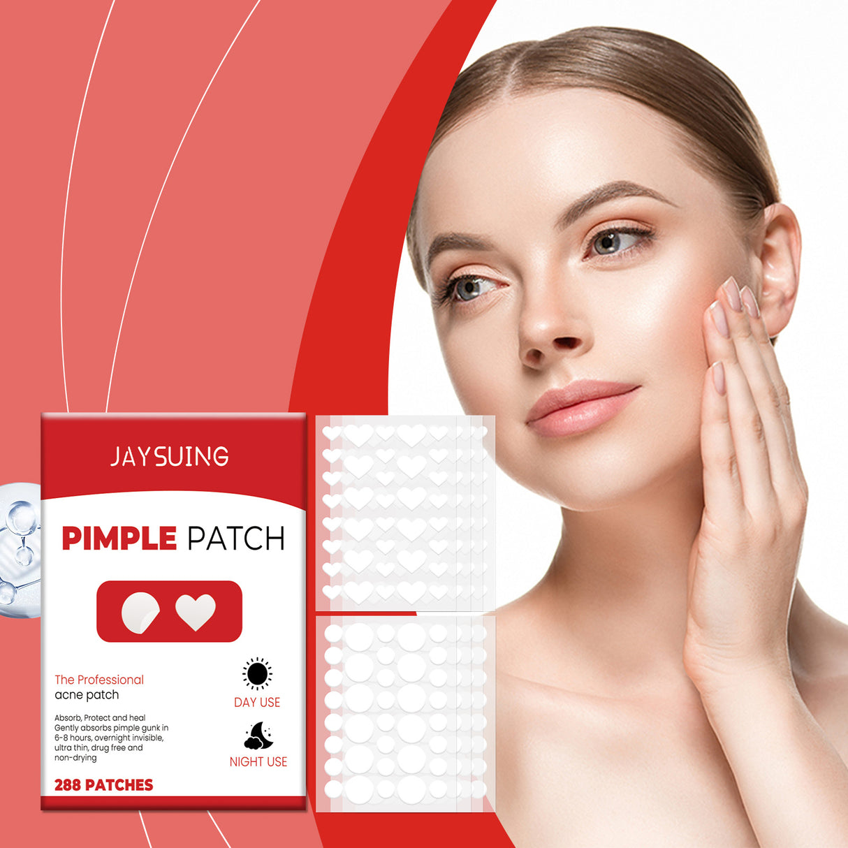 Morning And Evening Acne Covering Patch Facial Skin Acne Covering Relief Care Skin Acne Muscle