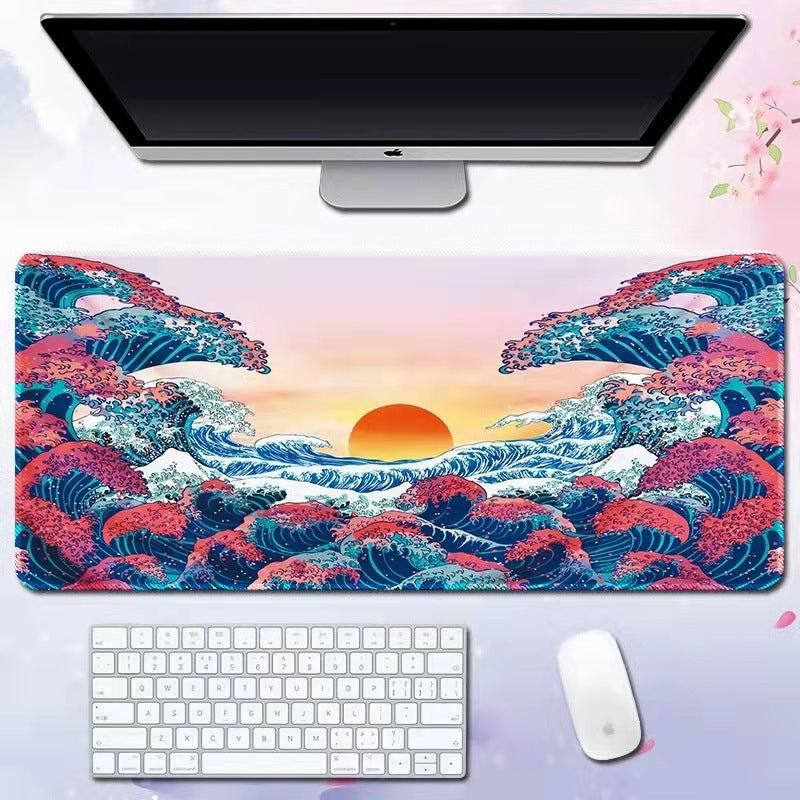 Wave mouse pad advertising game keyboard pad desk pad - V.I.P Digital Presence