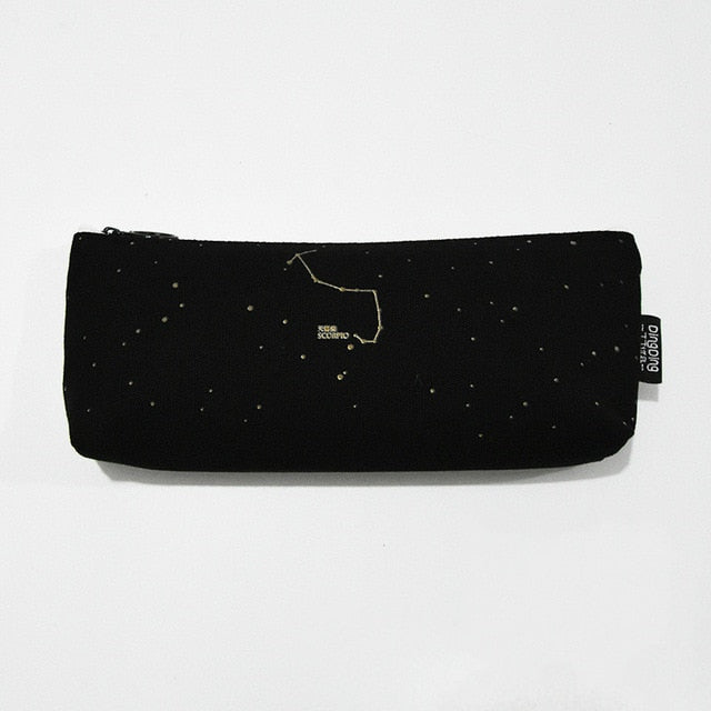 Fresh Pencil Bag Student Cotton and Linen Pencil Bag Female Constellation Stationery Bag - V.I.P Digital Presence