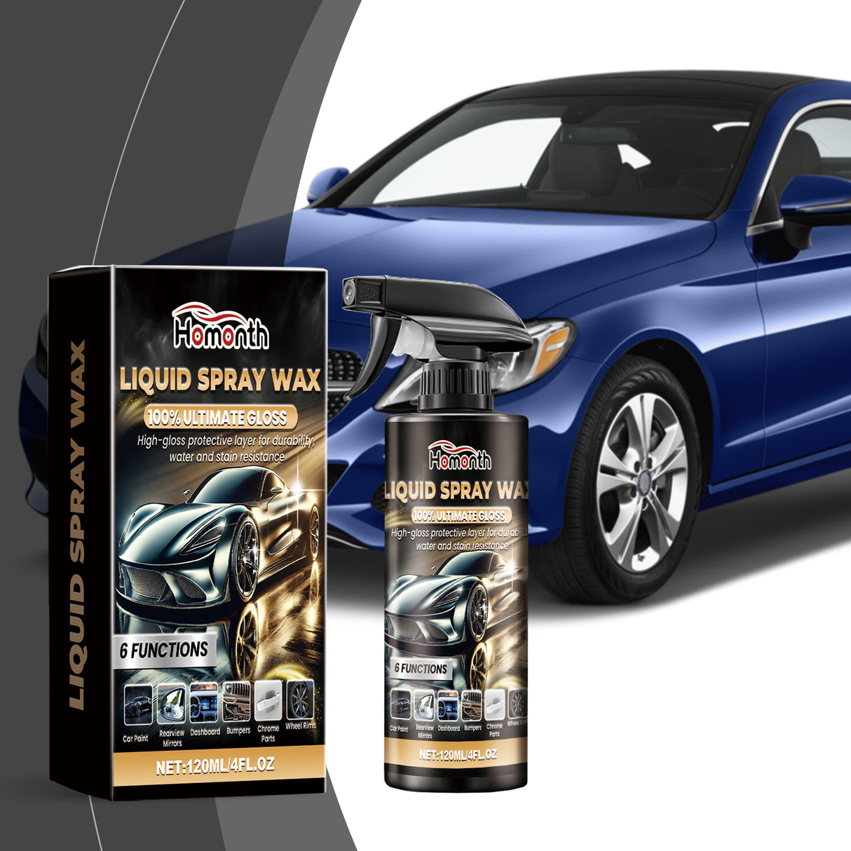 Auto Coating Protective Spray Anti-Scratch Enhanced Gloss Paint Coating Spray Car Paint Maintenance - V.I.P Digital Presence