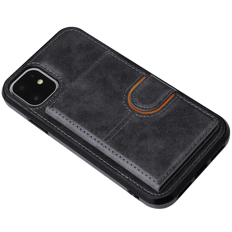 Suitable for iPhone 13 wallet phone case, iPhone 13 Promax card insertion leather case, Apple 11 anti drop phone case - V.I.P Digital Presence