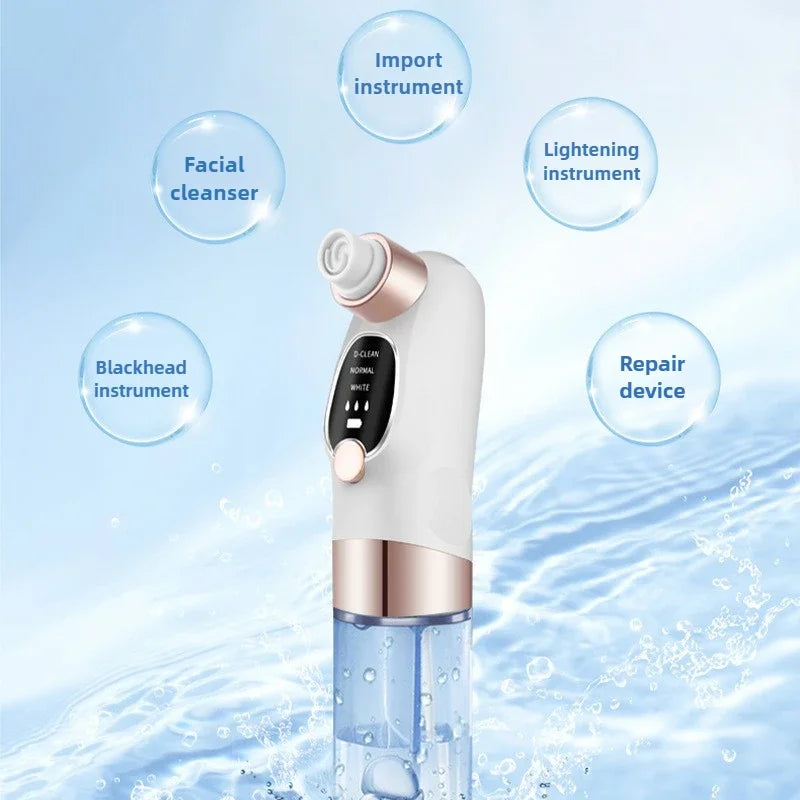 Blackhead Remover Pore Vacuum Face Cleaner Electric Pimple Acne Black Head Removal USB Rechargeable Water Cycle Black Dot Remove - V.I.P Digital Presence