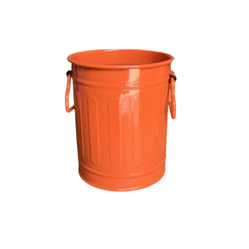 Cylindrical wrought iron pen holder DIY creative desktop storage bucket multifunctional stationery pen holder - V.I.P Digital Presence