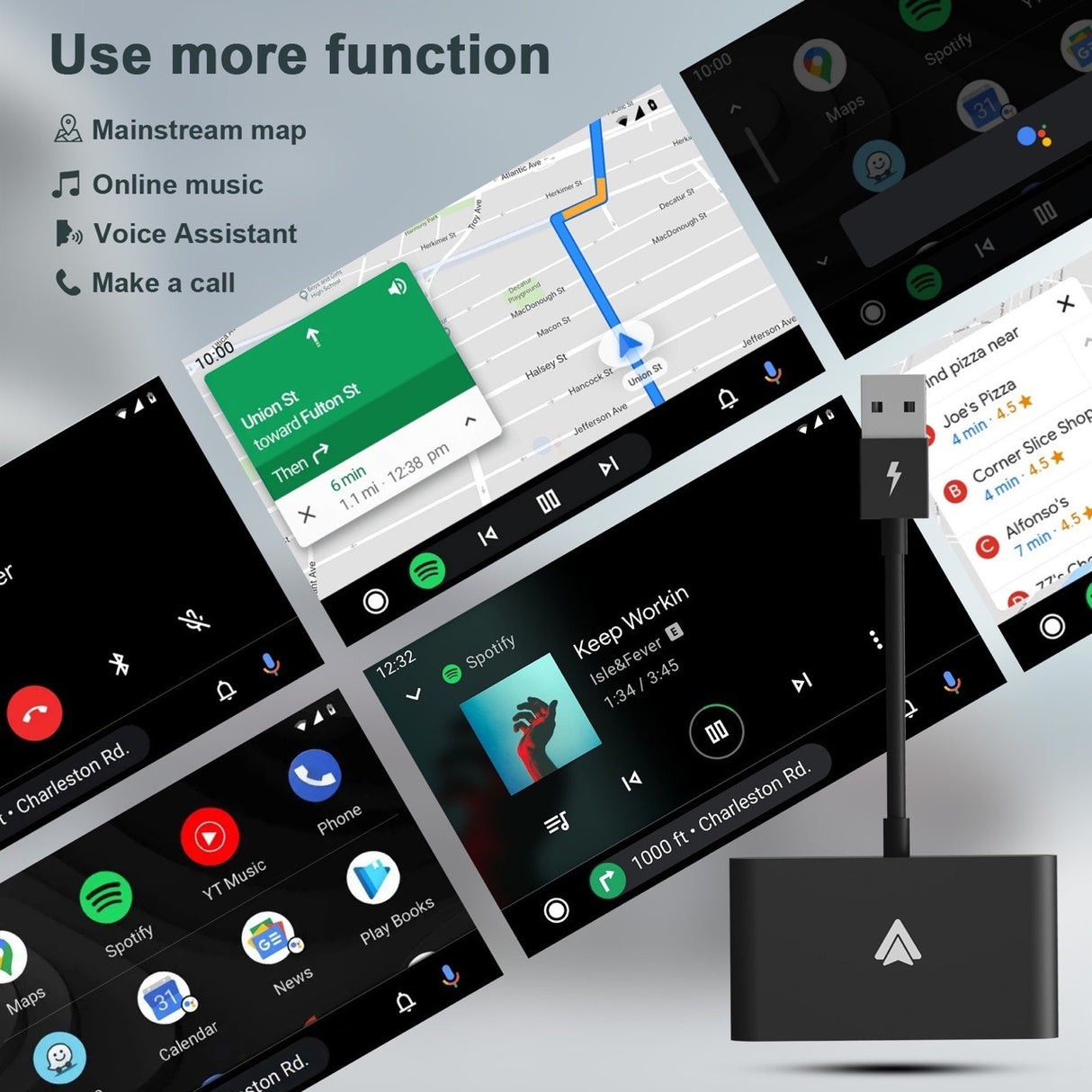 Suitable for Apple CarPlay original car wired to wireless Android Auto box Android car adapter - V.I.P Digital Presence