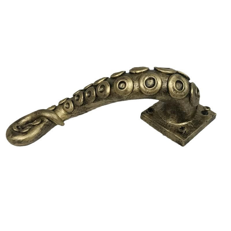 Steampunk retro octopus door handle resin craft - V.I.P Digital Presence