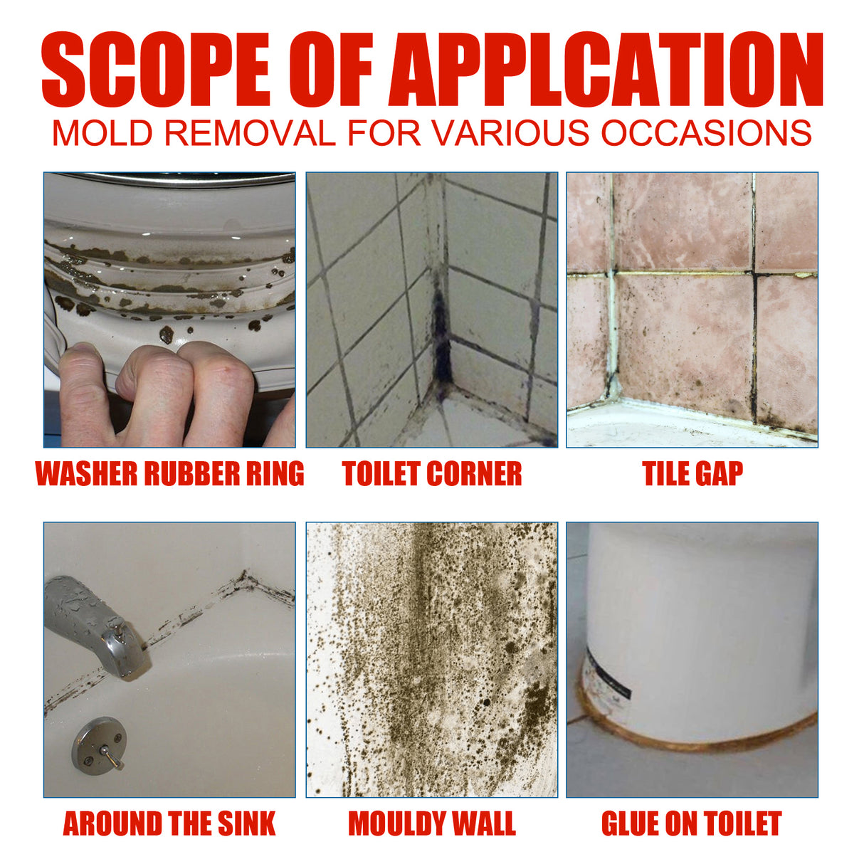 Mildew Remover, Bathroom Kitchen Ceiling Wall Cleaning Stains Anti-mildew Cleaner - V.I.P Digital Presence