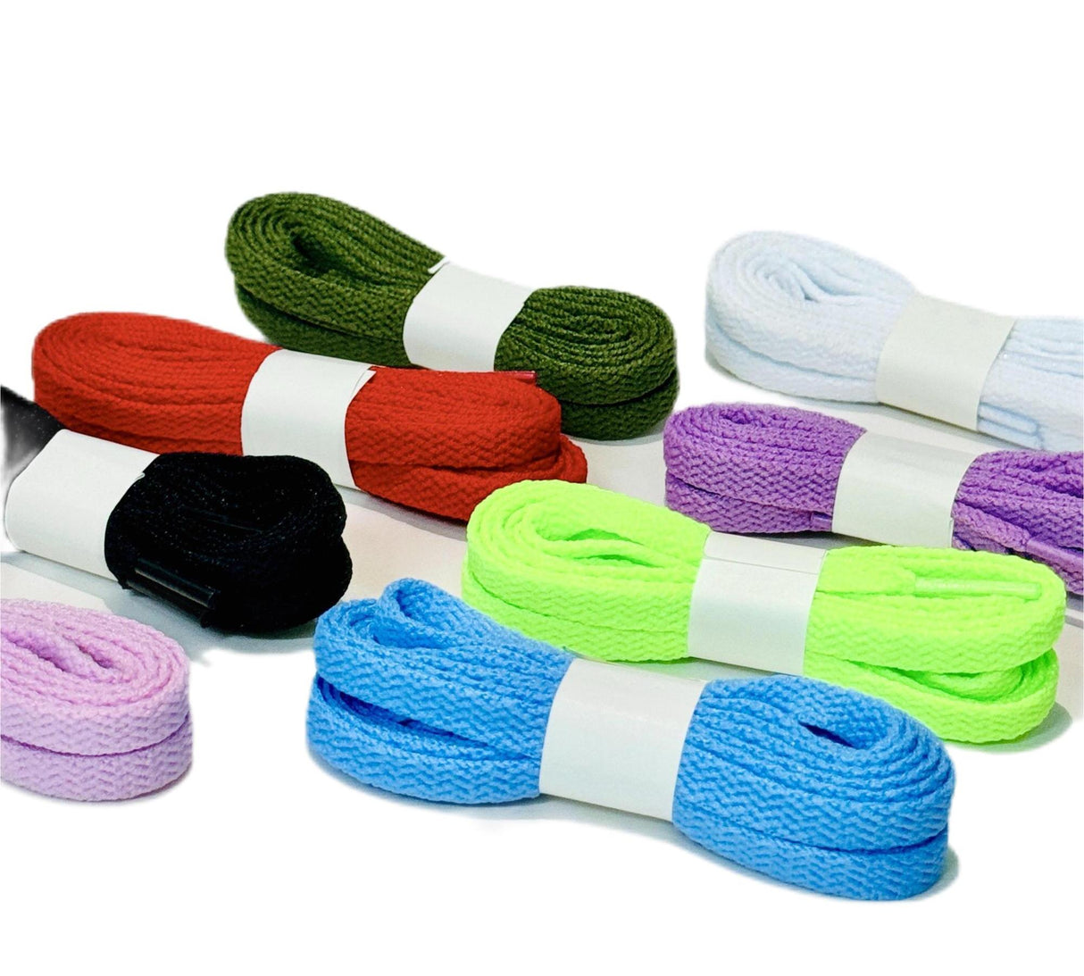 Unique design style shoelaces, flat 8 pairs of 8 color shoelaces - V.I.P Digital Presence