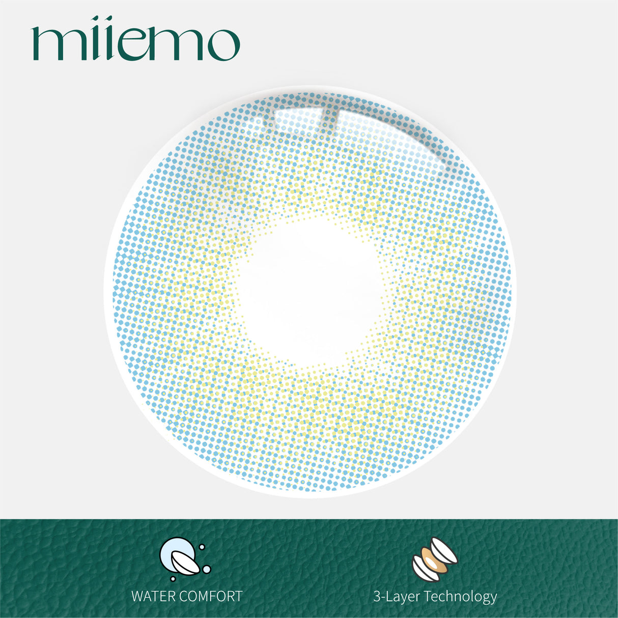 1Pair FDA Certificate Eyes Beautiful Pupil Colorful Girl Cosplay Contact Lenses PHALAENOPSIS BLUE - V.I.P Digital Presence