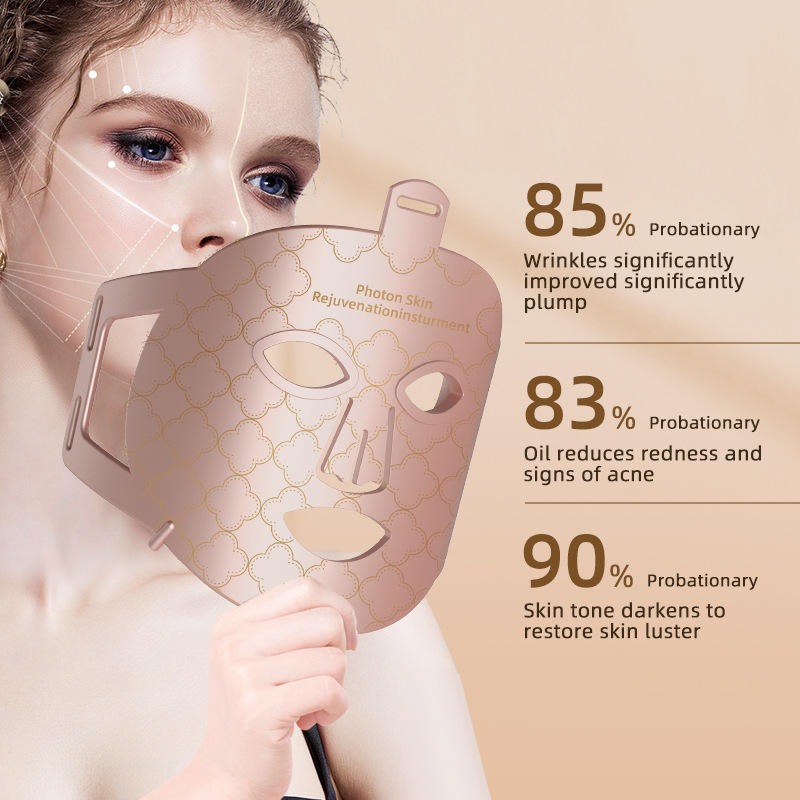 8 Colors Skin Care Face Masking Beauty Led Silicone Mask Infrared Red Light Therapy Led Face Mask - V.I.P Digital Presence