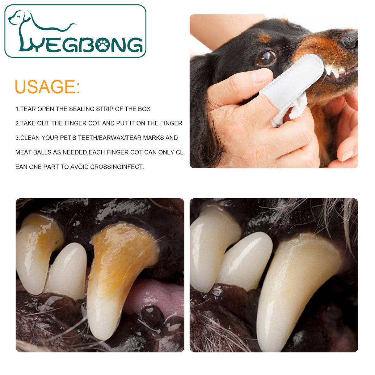 Pet Teeth Cleaning, Dog Cat Teeth Clean Tartar Stones Fresh Breath - V.I.P Digital Presence