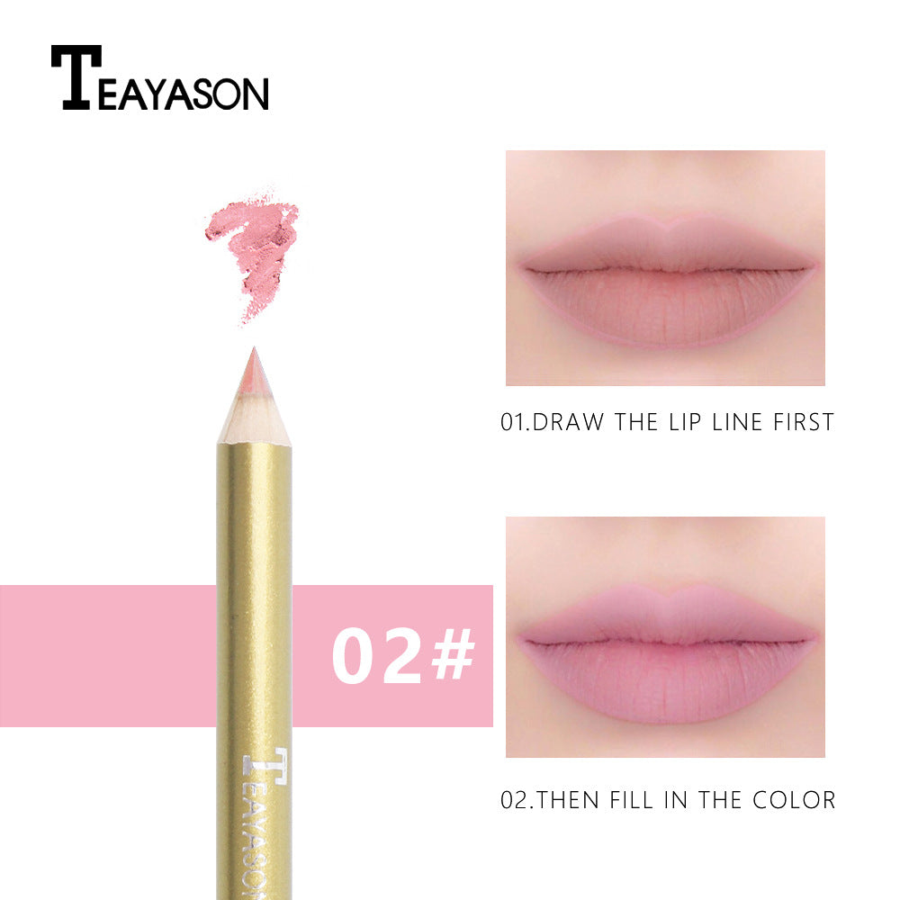 Matte Lip Liner Lasting Vampire Color Nude Pink Big Red Lipstick Lip Pencil - V.I.P Digital Presence