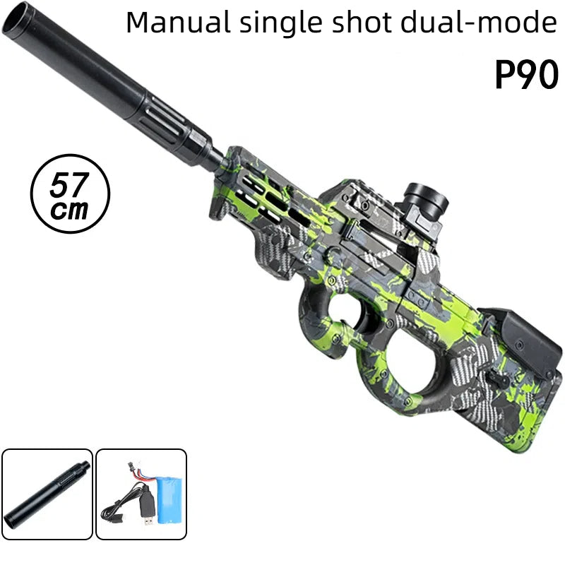 Crystal Electric High Speed Repeating Boys' Soft Bullet Toy Gun - V.I.P Digital Presence