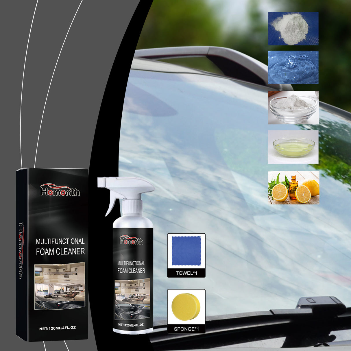 Multifunctional Glass Oil Film Foam Remover Removes Oil Film Glass Water From Front Windshield Cars - V.I.P Digital Presence