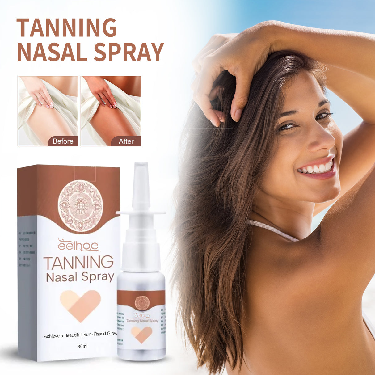 Tanning Nasal Spray Tanning Beauty Self Tanning Tan Wheat Skin Body Care - V.I.P Digital Presence