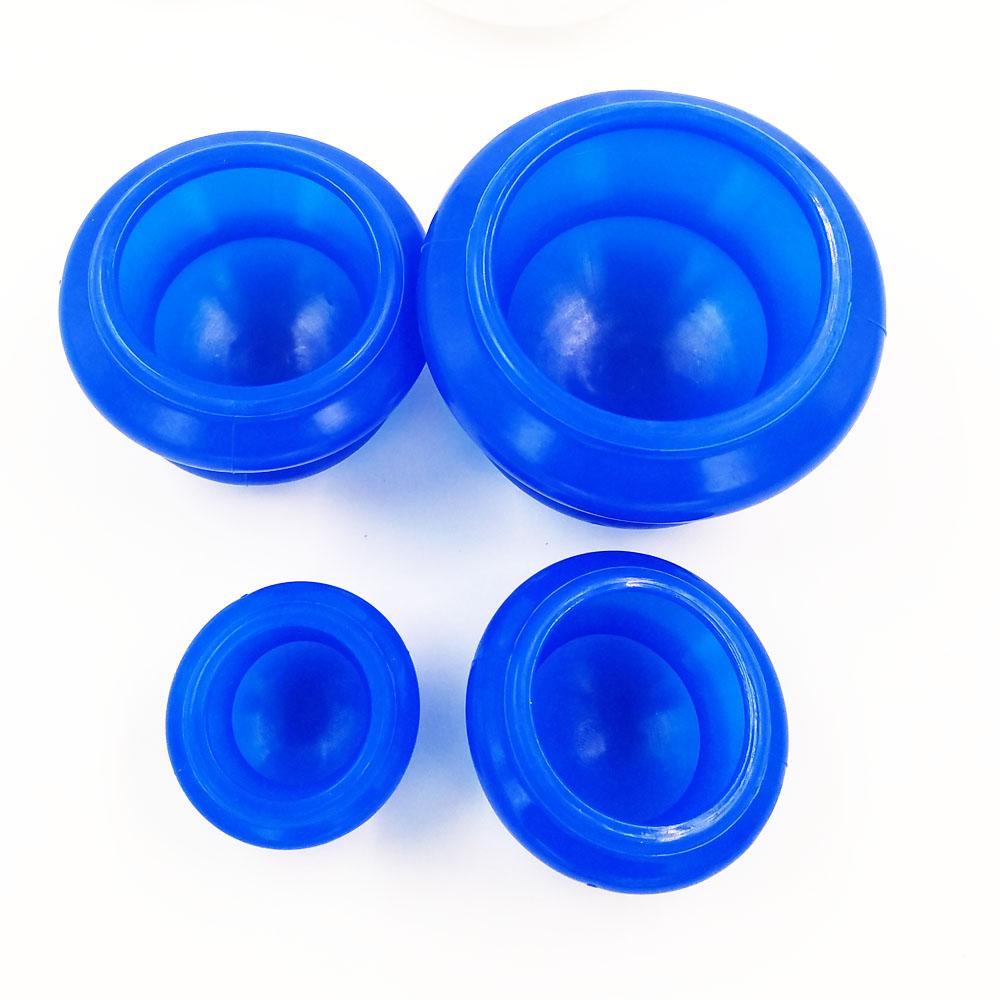 4Pcs Moisture Absorber Anti Cellulite Vacuum Cupping Cup Silicone Family Facial Body Massage Therapy Cupping Cup Set 4 Size - V.I.P Digital Presence