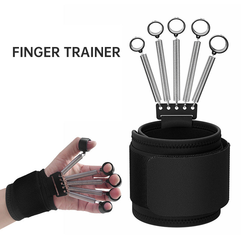 Stainless steel spring finger trainer exercise wrist tension equipment finger rehabilitation enhancer flexion and extension fing - V.I.P Digital Presence