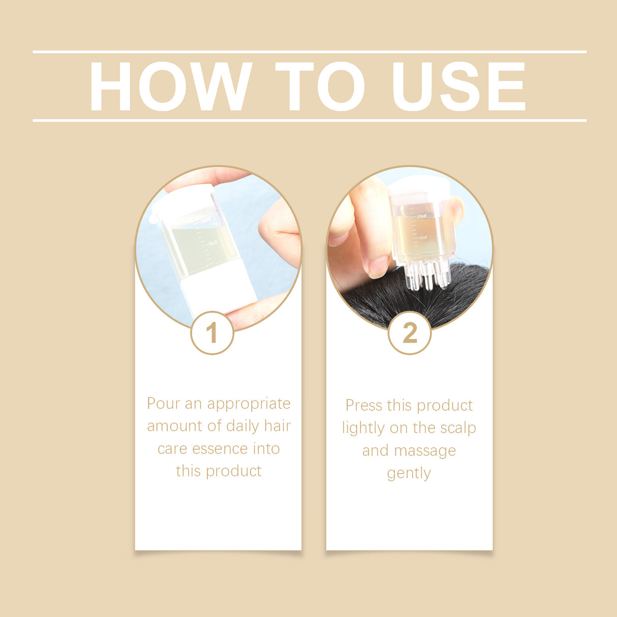 Manual Scalp Essence Massager, Soothing Massage Scalp Repair Strong Hair Care Massager - V.I.P Digital Presence