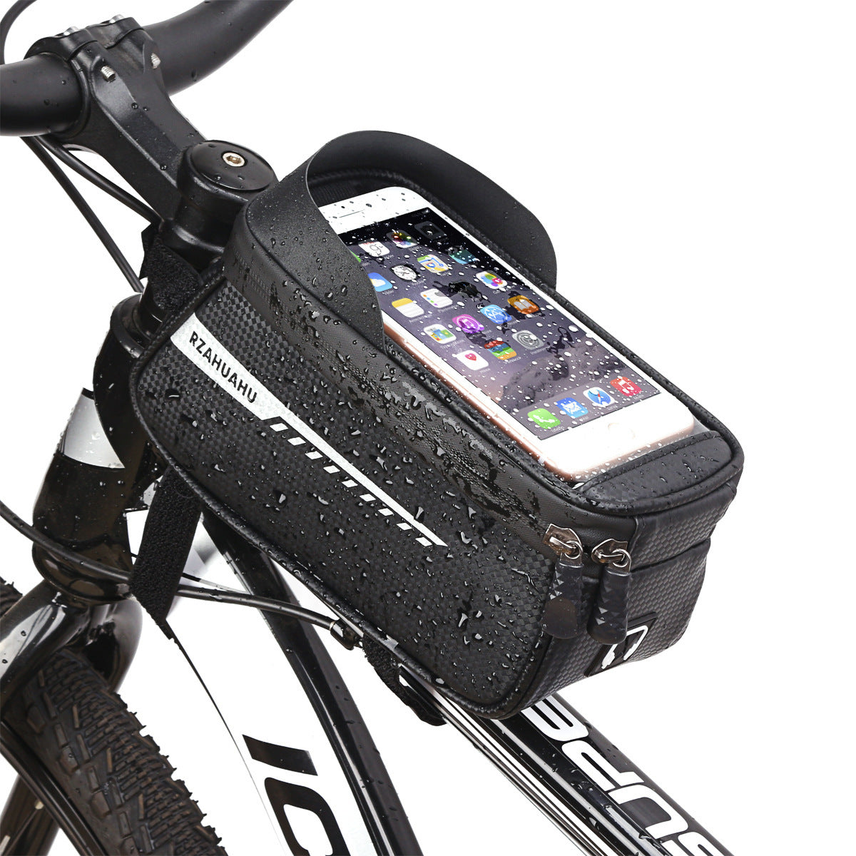 New Product Upper Tube Bag Mountain Bike Road Bicycle Bag Front Beam Bag Head Bag Mobile Phone Bag Waterproof Saddle Bag