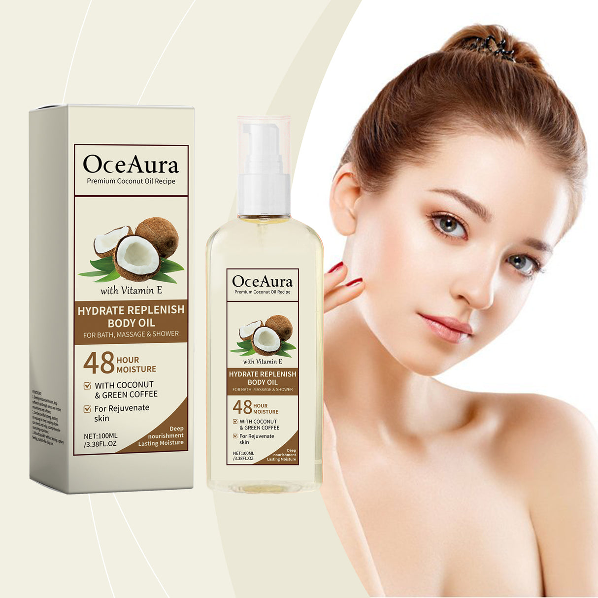 Coconut Oil Dip Massage Moisturizing Moisturizing Soothing And Nourishing Body Oil For Daily Massage