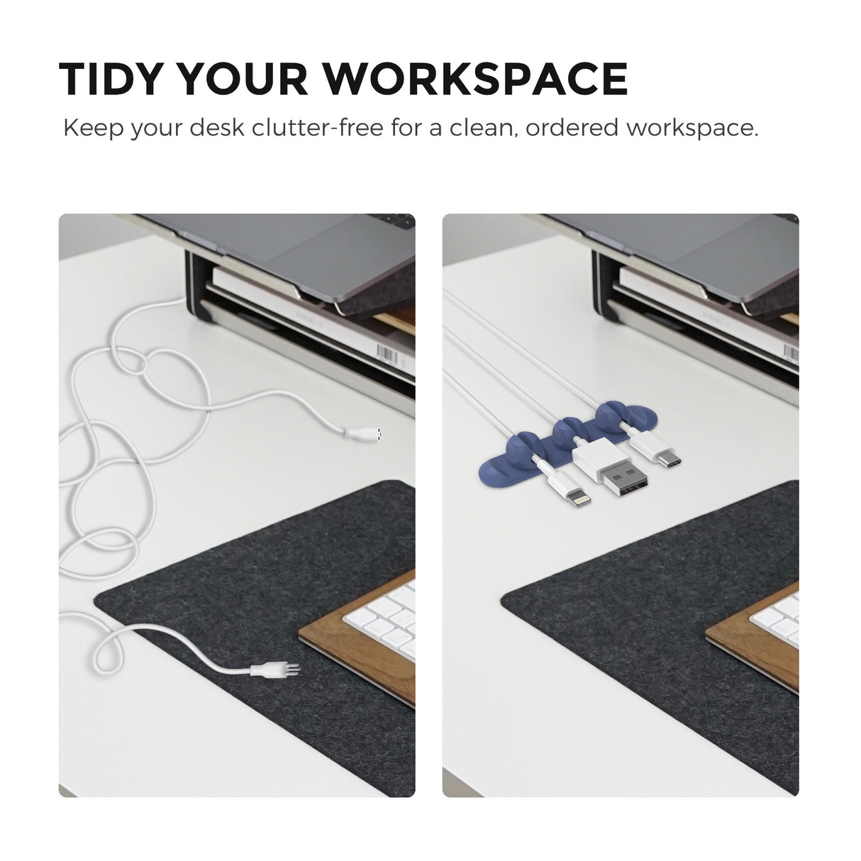 Data cable protection cover charging wire magnetic cable organizer silicone desktop data cable storage and winding device - V.I.P Digital Presence