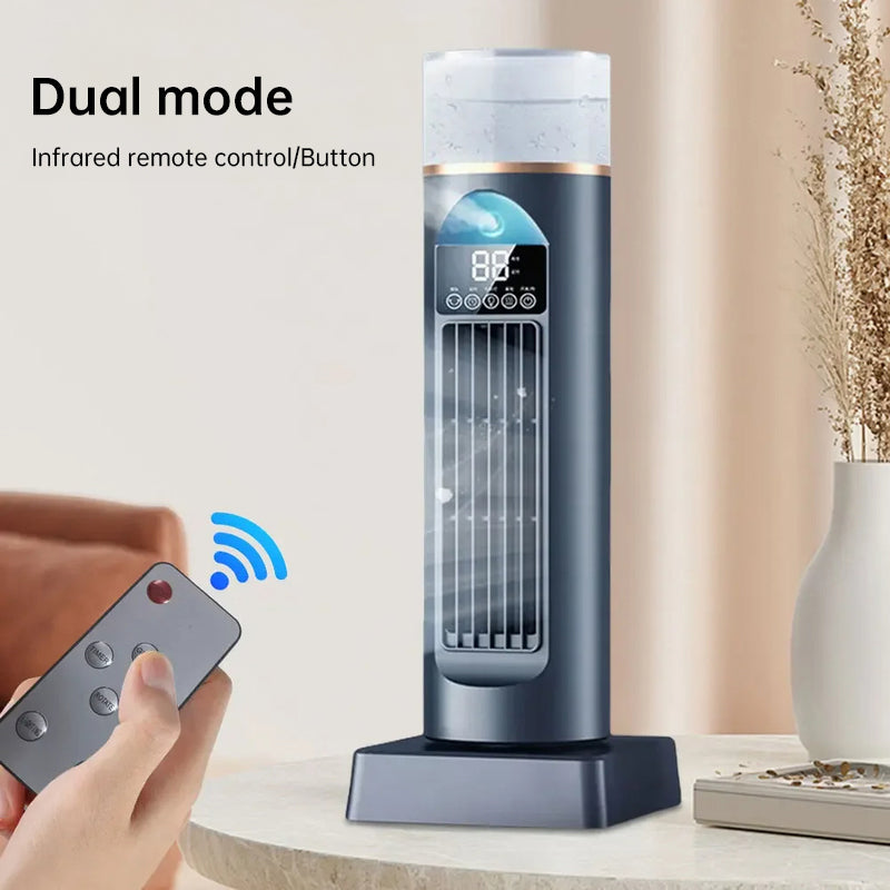 2025 NEW Portable Tower Fan – 6 Wind Speeds, Mist Bladeless, for Bedroom/Living Room/Office - V.I.P Digital Presence