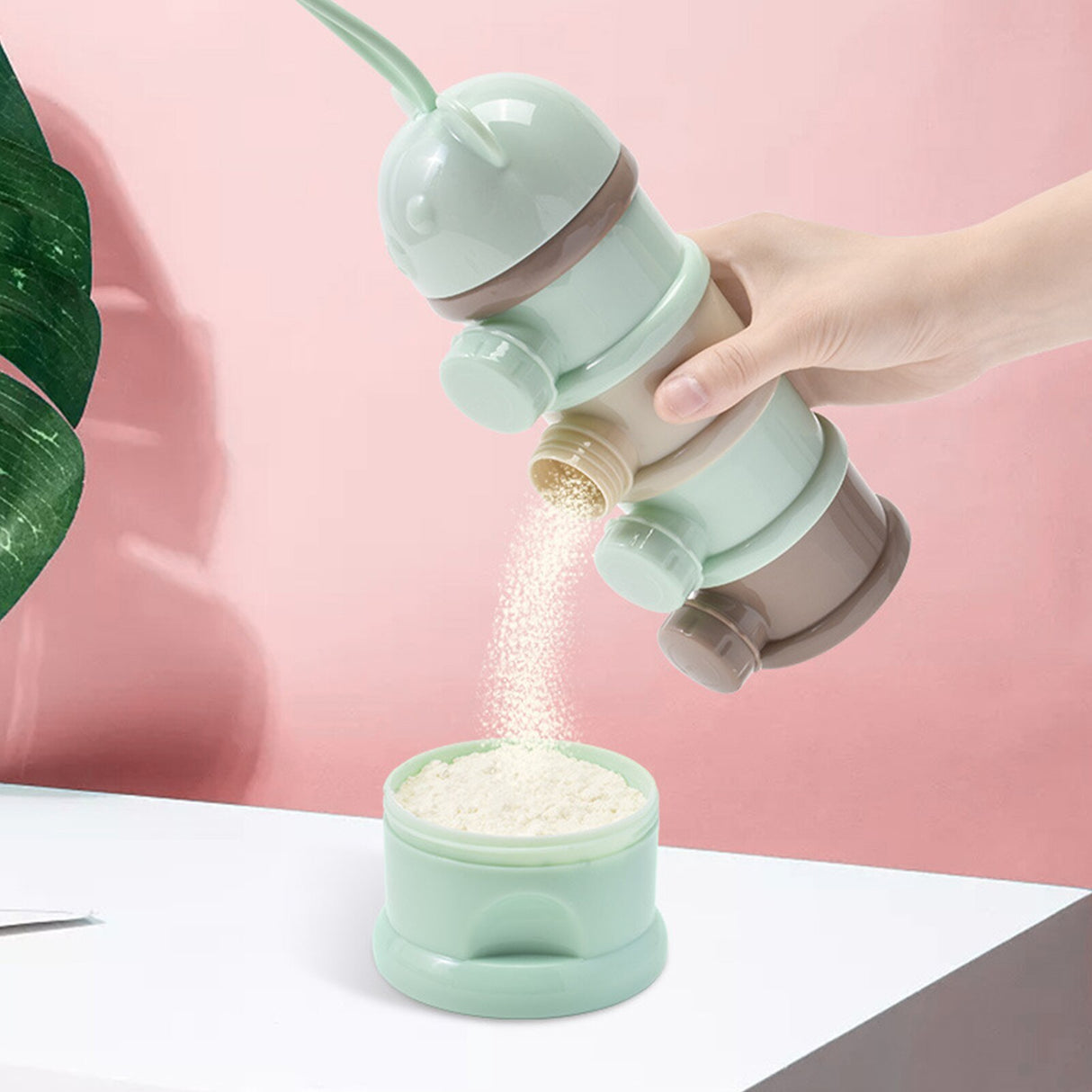 4 Layers Formula Container Large-capacity Baby Formula Dispenser Infant Milk Powder Storage Box Food Container Snack Cups - V.I.P Digital Presence