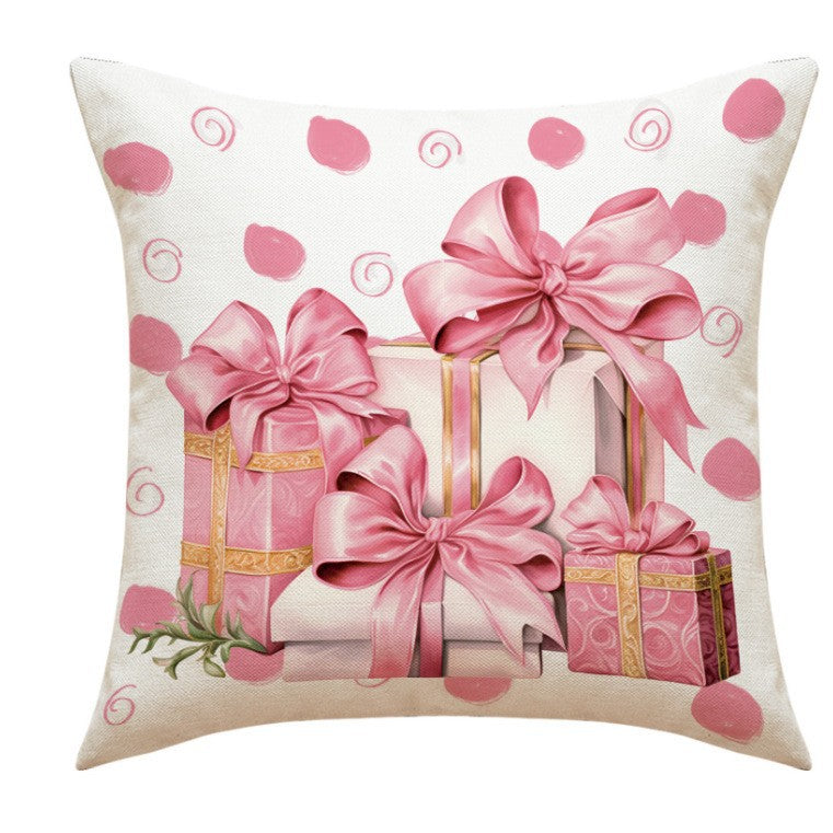 Christmas Pillow, Christmas Day Pillow Cover, Santa Claus Snowman Cushion, Backrest, Bedding Pillow Cover (excluding pillow core) - V.I.P Digital Presence