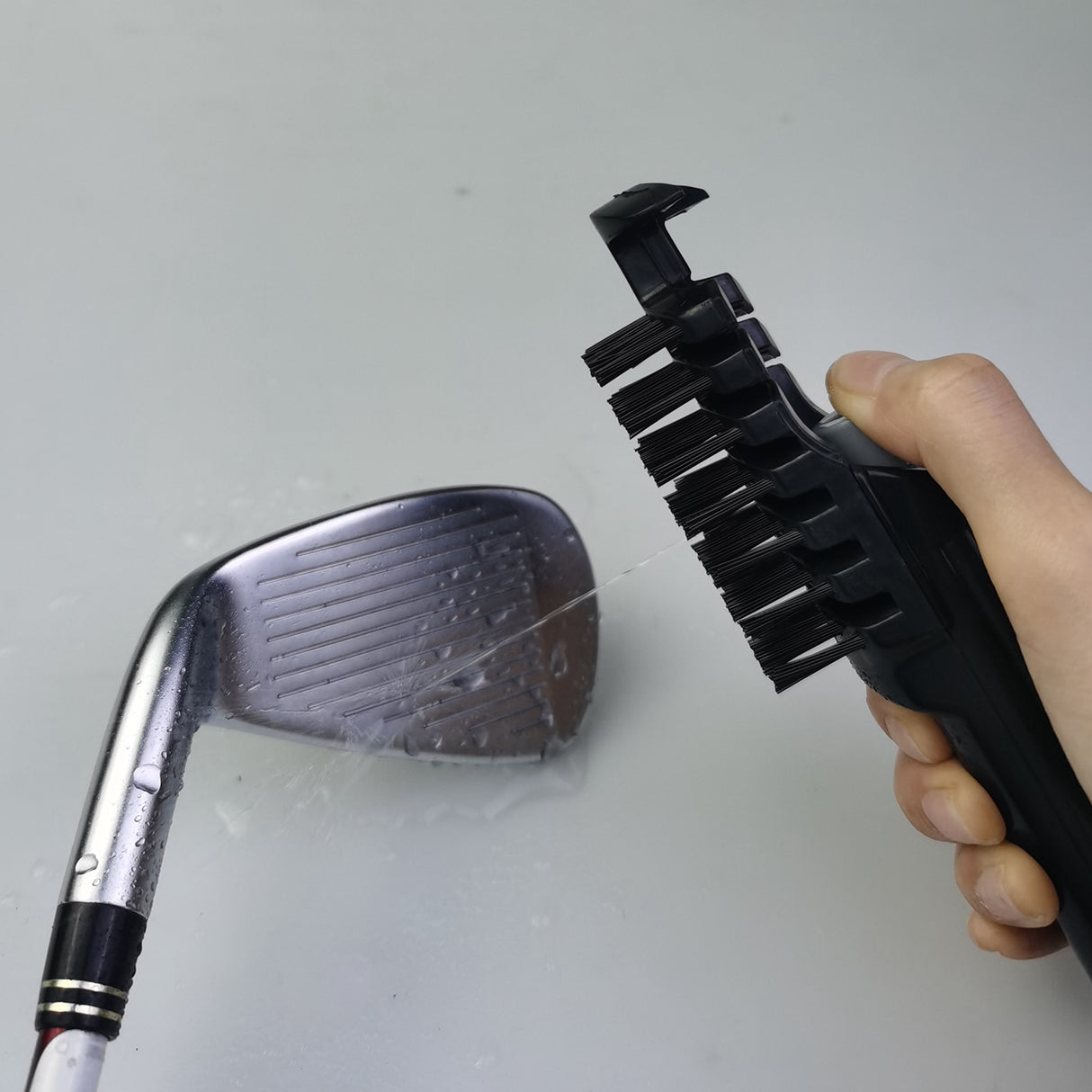 Golf Horn Spray Brush Head Brush Can Store Water Cleaning Brush Golf Brush Groove Cleaning Artifact Club Clean