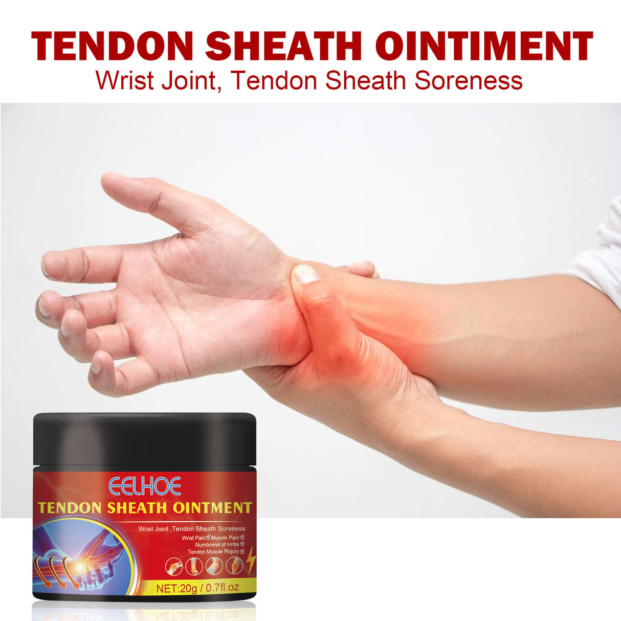 Tendon Sheath Pain Cream, Relieve Wrist Joints And Muscles Discomfort, Relieve Tendons And Activate Swelling And Pain Care Cream - V.I.P Digital Presence