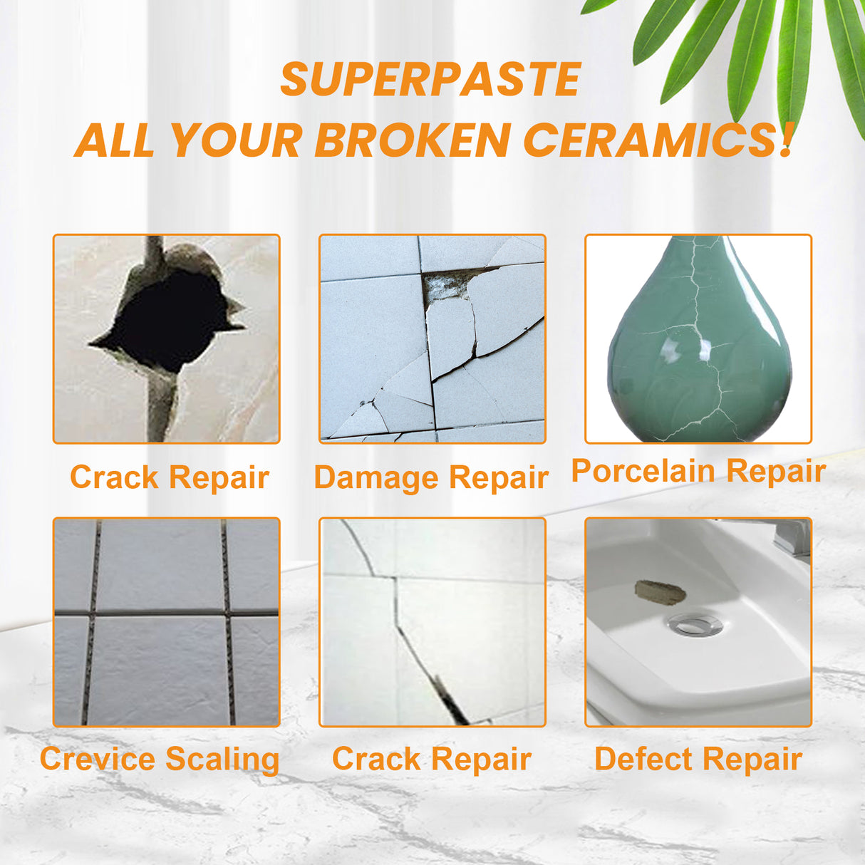 Tile Cracks Repairing Superpaste, Toilet Marble Floor Tile Pit Repair Crack Repair Adhesive Paste - V.I.P Digital Presence