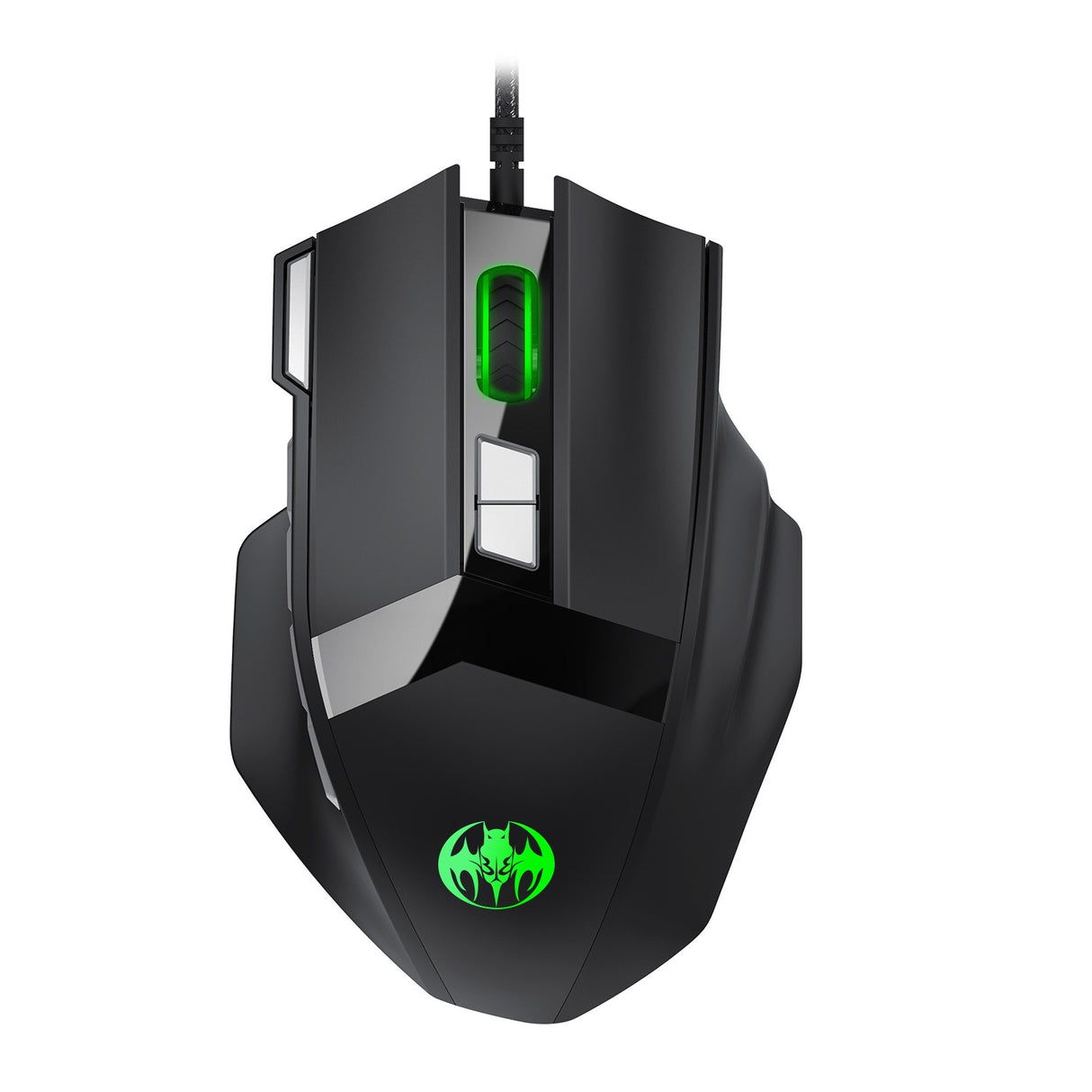 USB wired optical gaming mouse with 8 buttons illuminated breathing light firepower button - V.I.P Digital Presence