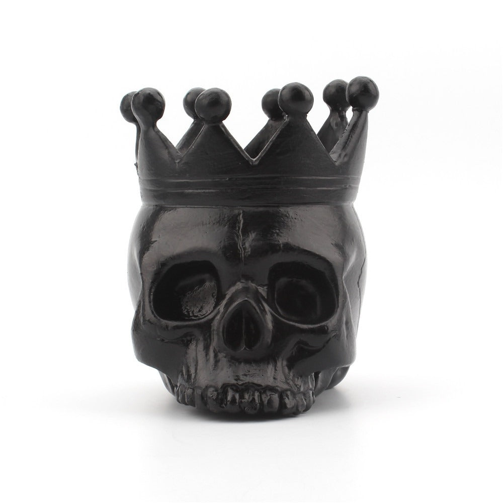 New resin crown skull candlestick candle base - V.I.P Digital Presence