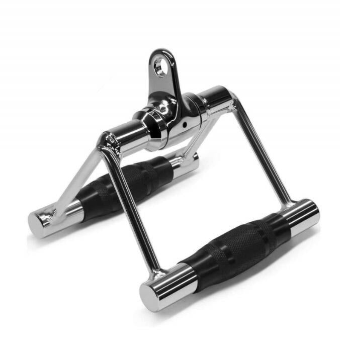 Mango doble D desplegable, mango de fila, agarre triangular en forma de V para accesorios de gimnasio en casa