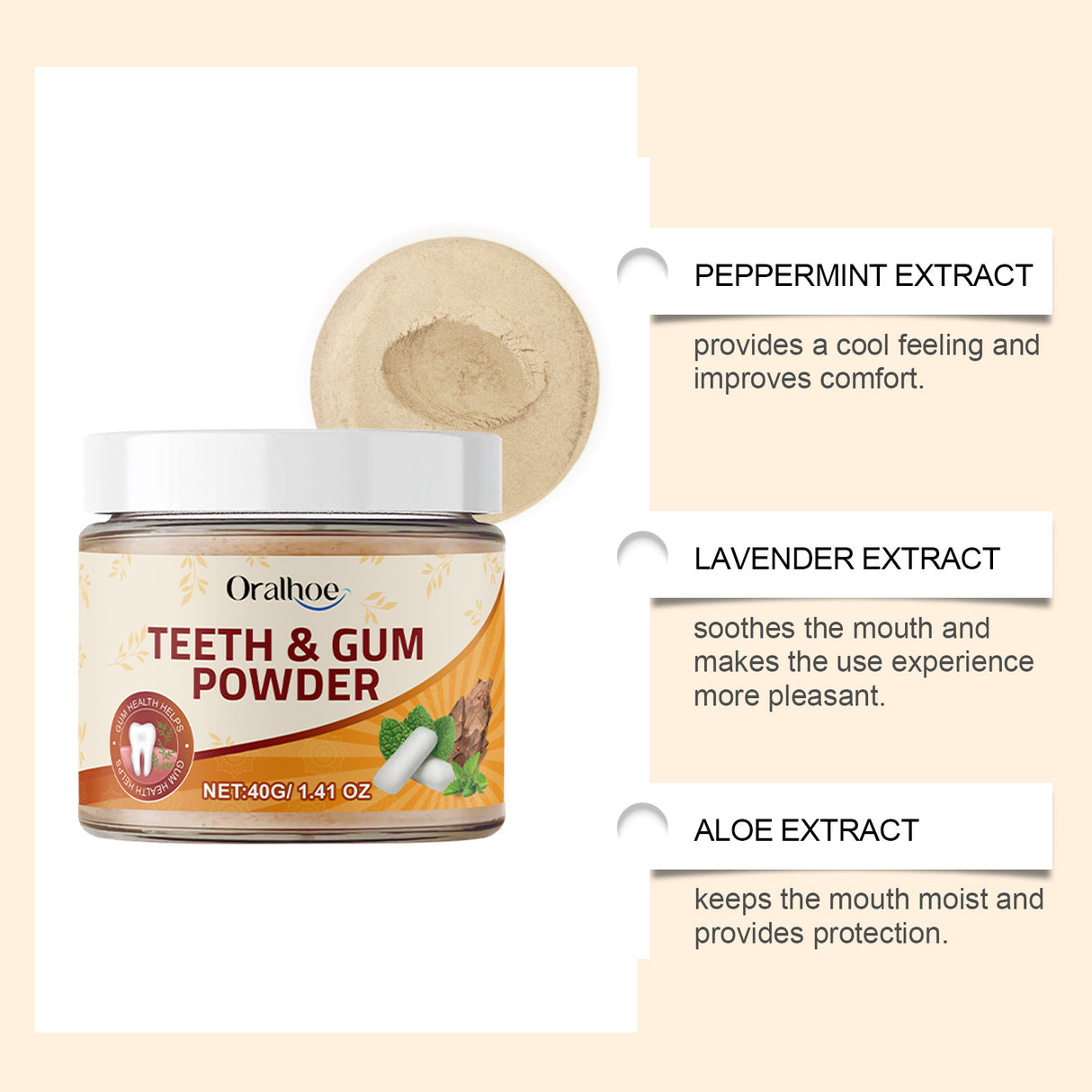 Herbal Gum Powder Herbal Care Clean Teeth Clean Fresh Remove Yellow Stains Clean Teeth - V.I.P Digital Presence