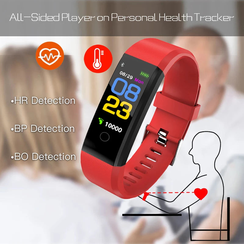 Smart Watch Men Women Heart Rate Monitor Blood Pressure Fitness Tracker Smartwatch Sport Watch - V.I.P Digital Presence