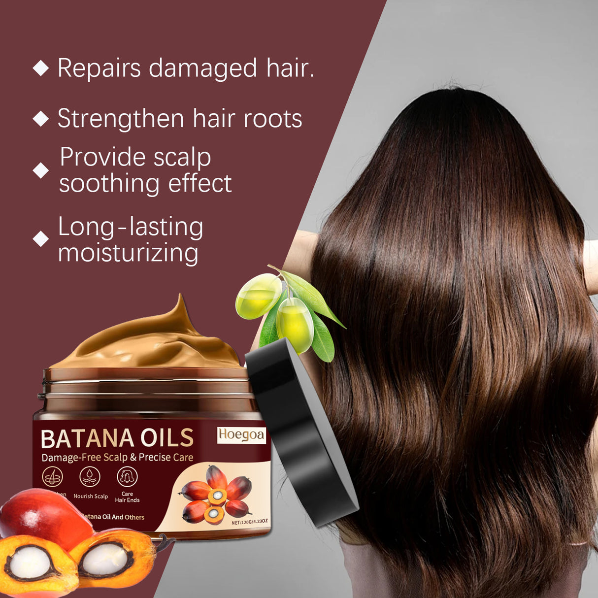 Batana Nourishing Hair Mask Improves The Repair And Smoothing Of Dry Hair And Irritated Hair - V.I.P Digital Presence
