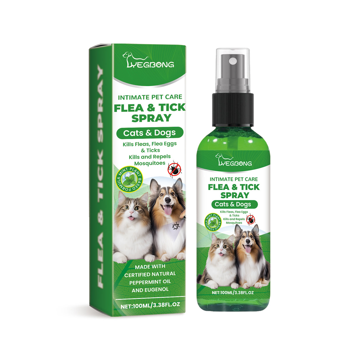 Pet Insect Repellent Spray, Dog And Cat Hair And Skin Insect Repellent Daily Gentle Cleaning And Care Agent - V.I.P Digital Presence