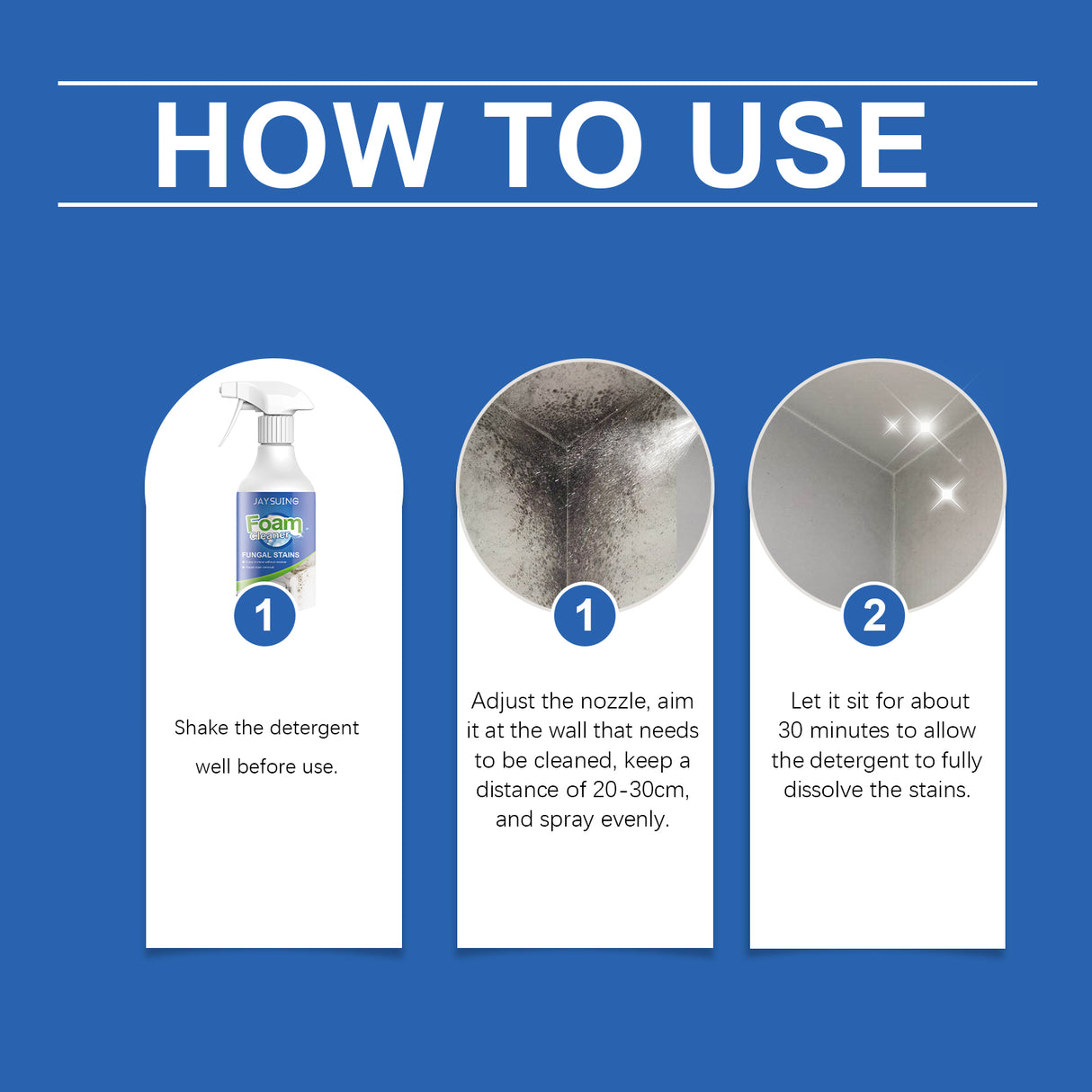 Stain Removal Foam Cleaner, Multi-Purpose Home Cleaner For Moldy Wall Tile - V.I.P Digital Presence