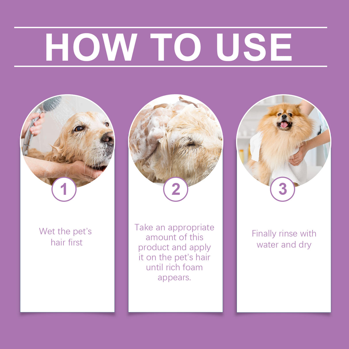Pet Lavender Shampoo Gently Cleans Pet Cat And Dog Hair Fluffy Smooth And Fragrant - V.I.P Digital Presence